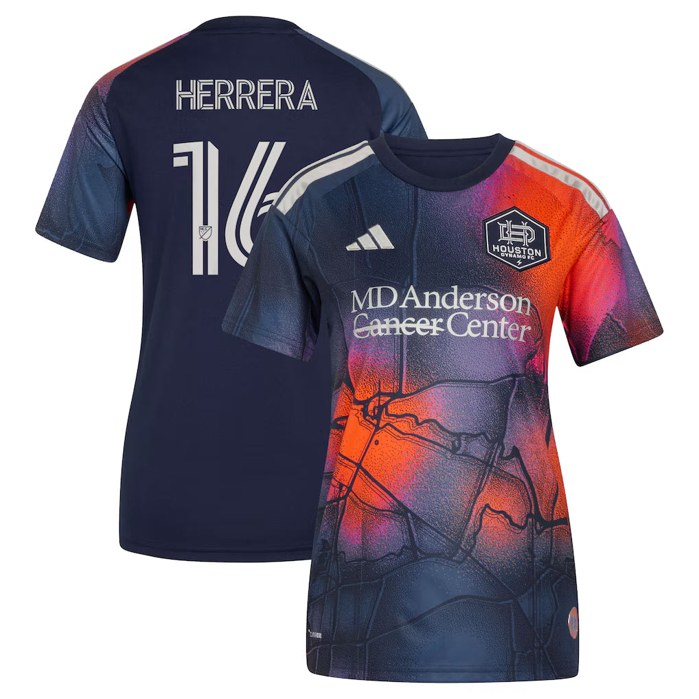 Women's Houston Dynamo FC Héctor Herrera Blue 2026 Mission Control Replica Jersey