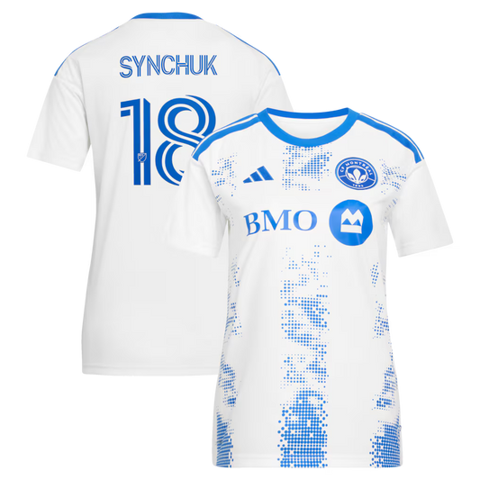 Women's CF Montreal Hennadii Synchuk adidas White 2026 The Procure Jersey Replica Jersey