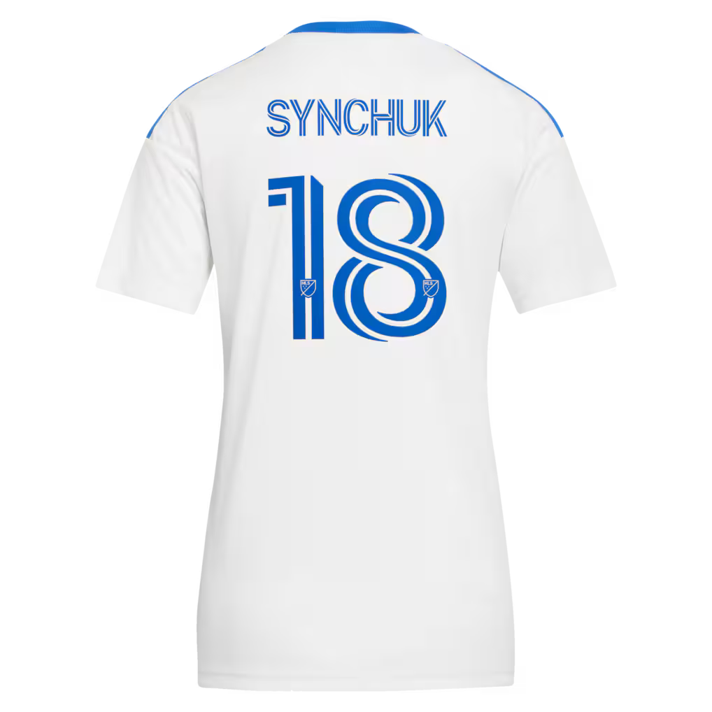 Women's CF Montreal Hennadii Synchuk adidas White 2026 The Procure Jersey Replica Jersey