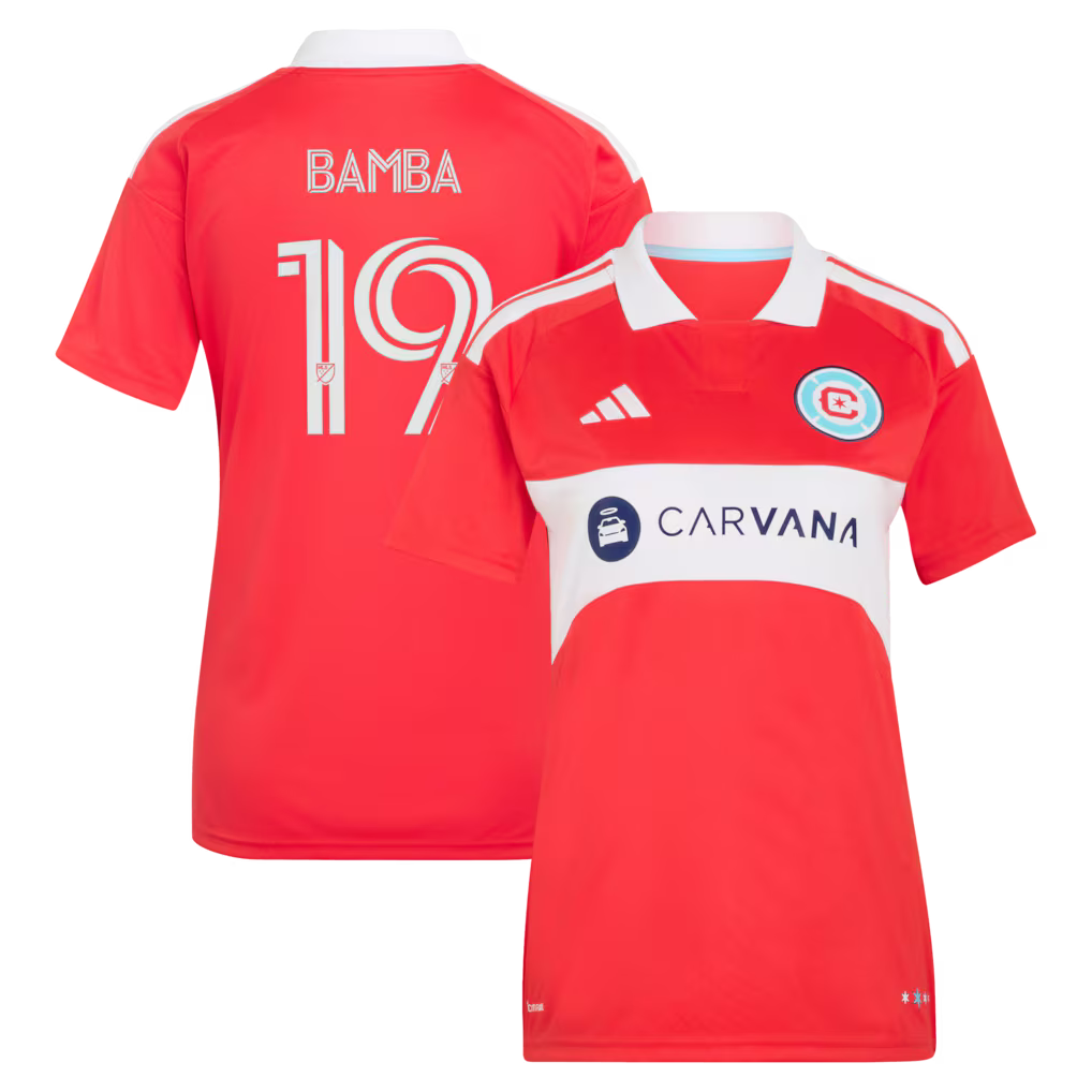 Women's Chicago Fire Jonathan Bamba Red 2026 Forever Red Replica Jersey