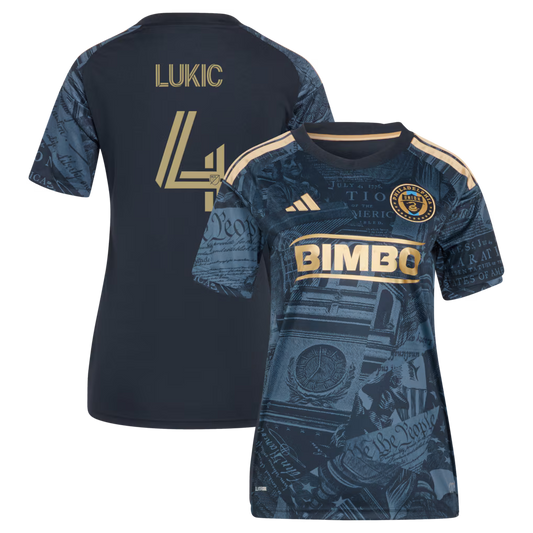 Women's Philadelphia Union Jovan Lukić Navy 2026 1776 Kit Replica Jersey
