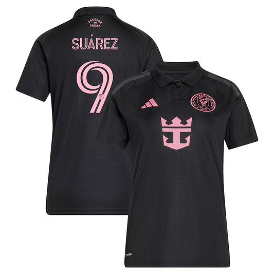 Women's Inter Miami CF Luis Suárez Black 2026 Presagio Replica Jersey (Copy)
