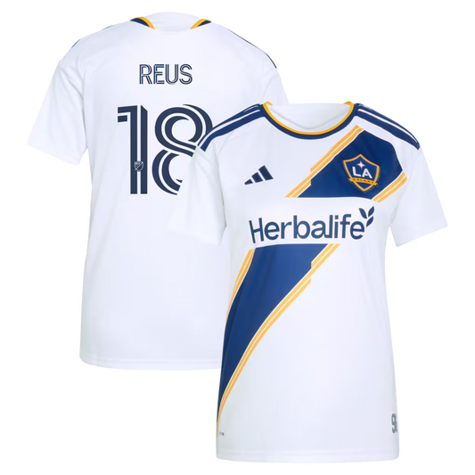 Women's LA Galaxy Marco Reus White 2026 The VeloCITY Kit Replica Jersey