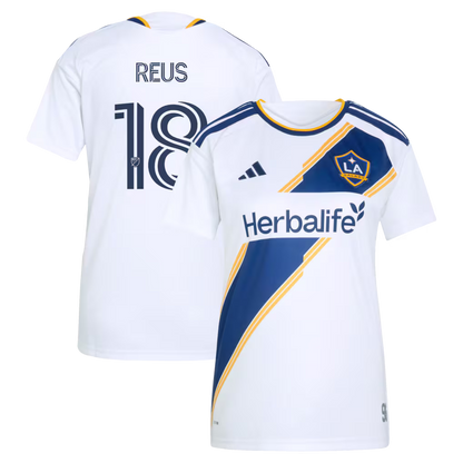 Women's LA Galaxy Marco Reus White 2026 The VeloCITY Kit Replica Jersey