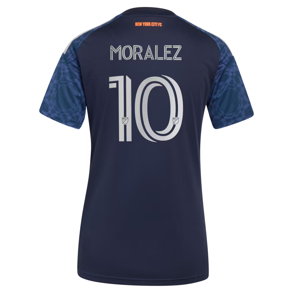 Women's New York City FC Maximiliano Moralez Blue 2026 The All Nations Kit Replica Jersey