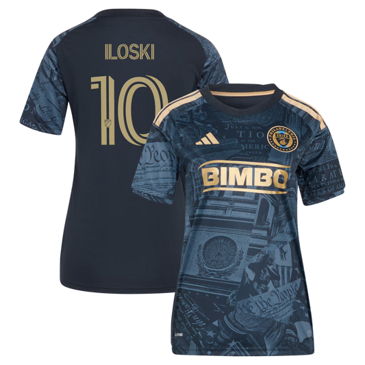 Women's Philadelphia Union Milan Iloski Navy 2026 1776 Kit Replica Jersey