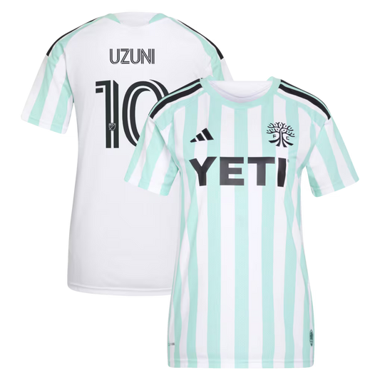Women's Austin FC Myrto Uzuni White 2026 The Rooted Kit Replica Jersey