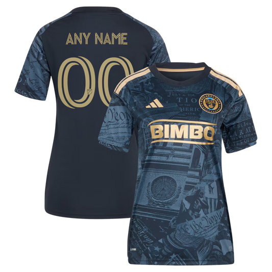 Women's Philadelphia Union Navy 2026 1776 Kit Replica Custom Jersey