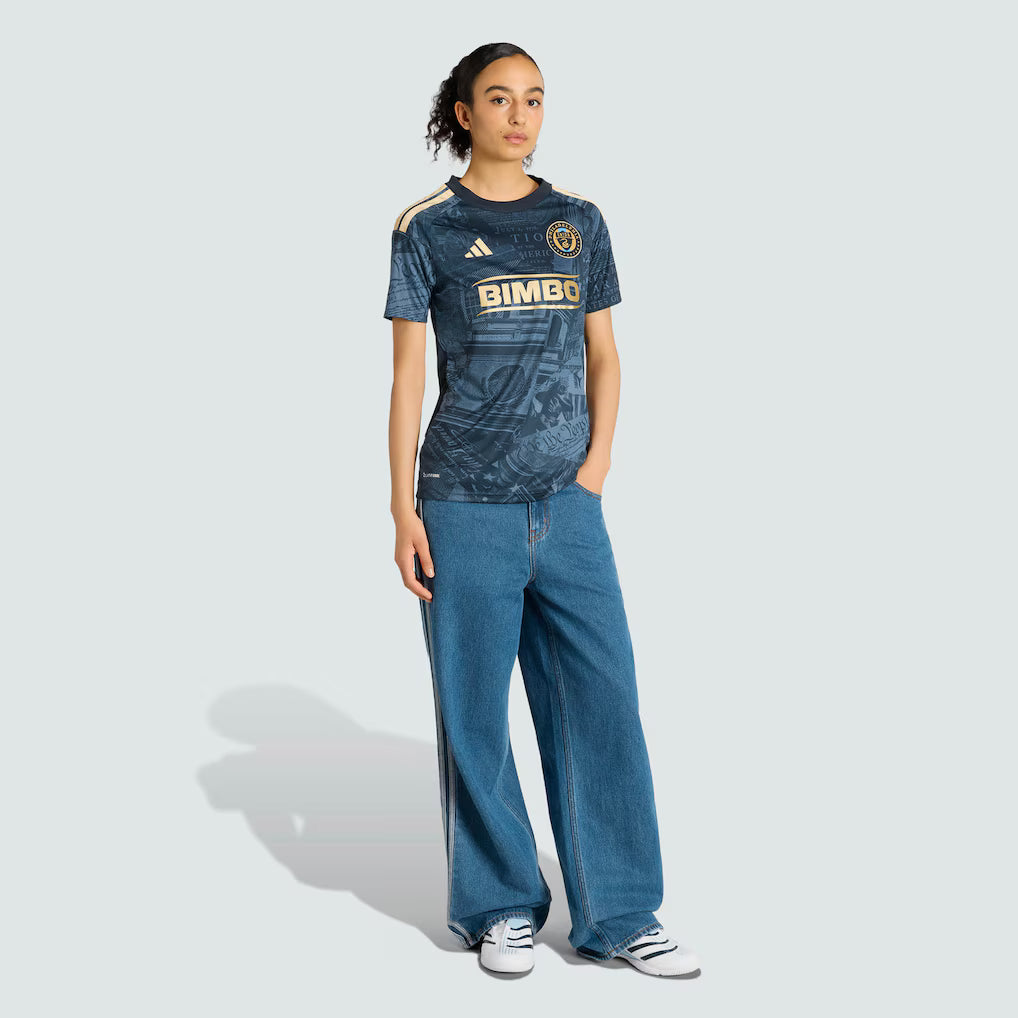 Women's Philadelphia Union adidas Navy 2026 1776 Kit Replica Jersey