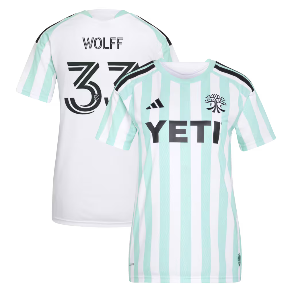 Women's Austin FC Owen Wolff White 2026 The Rooted Kit Replica Jersey