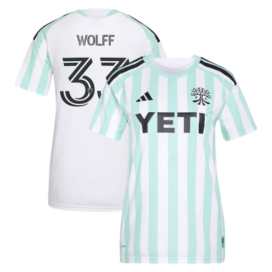 Women's Austin FC Owen Wolff White 2026 The Rooted Kit Replica Jersey