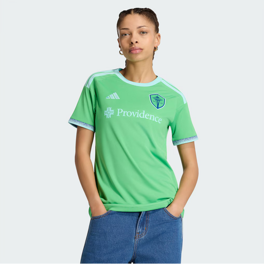Women's Seattle Sounders FC Rave Green 2026 The Evergreen State Kit Replica Jersey