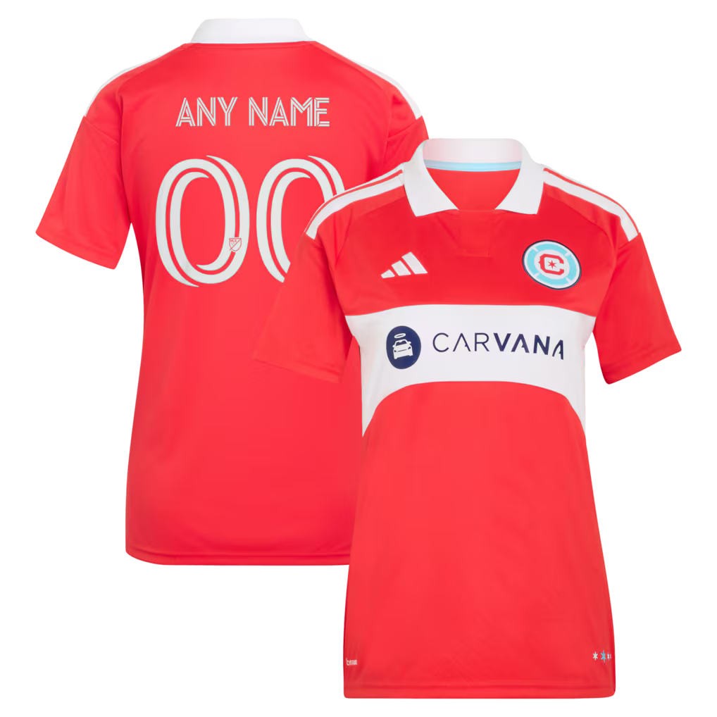 Women's Chicago Fire Red 2026 Forever Red Replica Custom Jersey