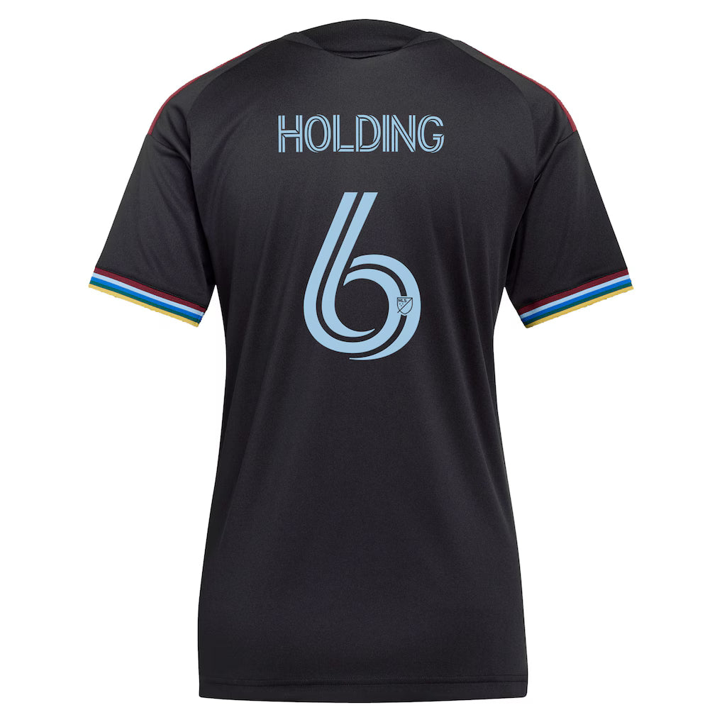 Women's Colorado Rapids Rob Holding Black 2026 Colorful Colorado Replica Jersey