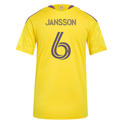 Women's Orlando City SC Robin Jansson Gold 2026 Sunken Treasure Kit Replica Jersey