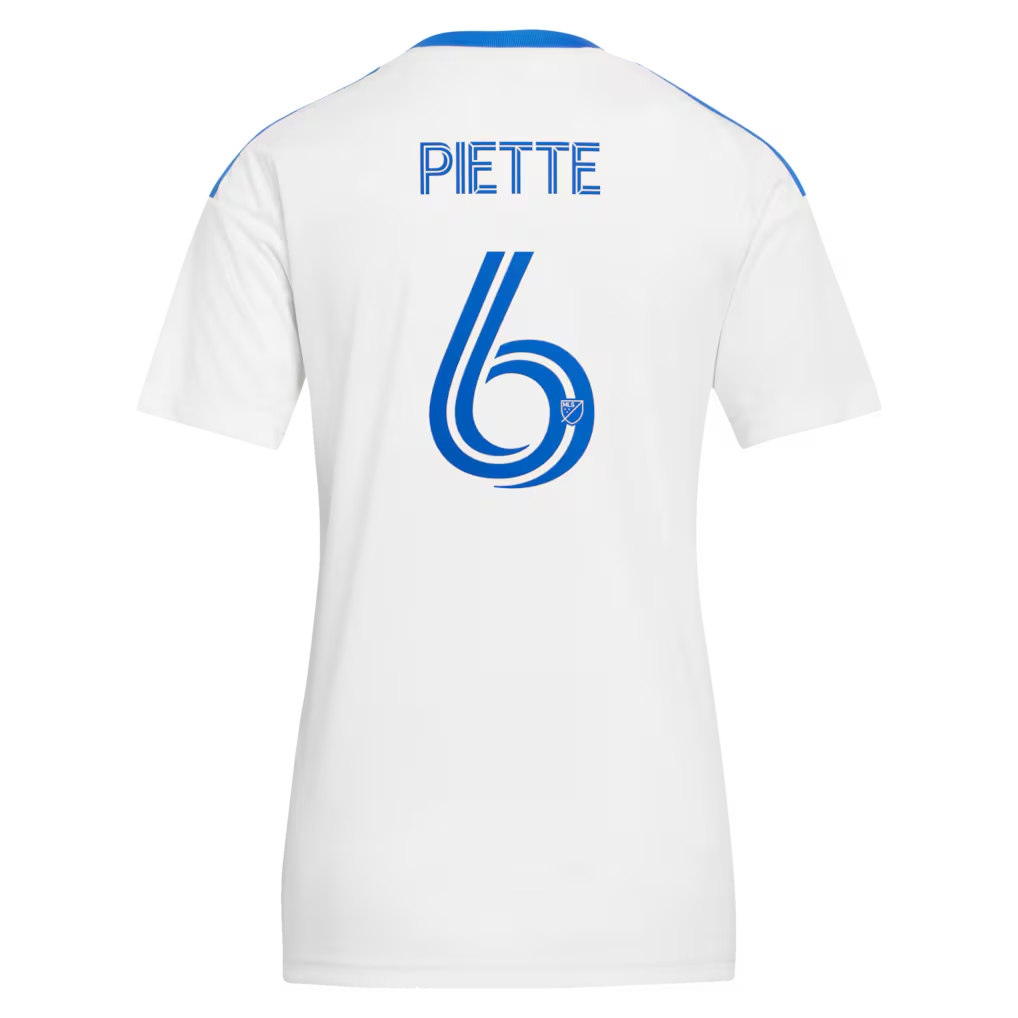 Women's CF Montreal Samuel Piette White 2026 The Procure Jersey Replica Jersey