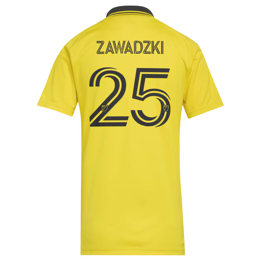 Women's Columbus Crew Sean Zawadzki Yellow 2026 The Crafted for Excellence Kit Replica Jersey