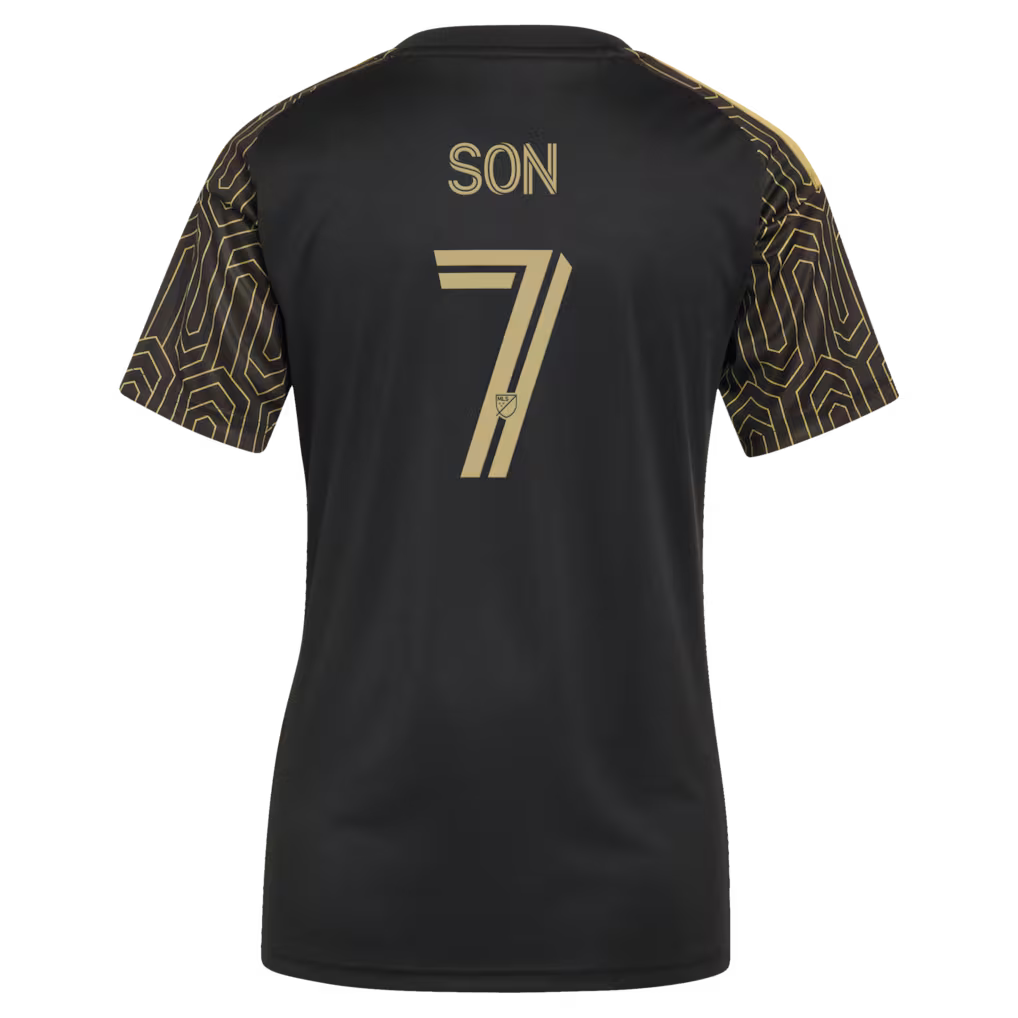 Women's LAFC Son Heung-Min adidas Black 2026 Primary Kit Replica Jersey