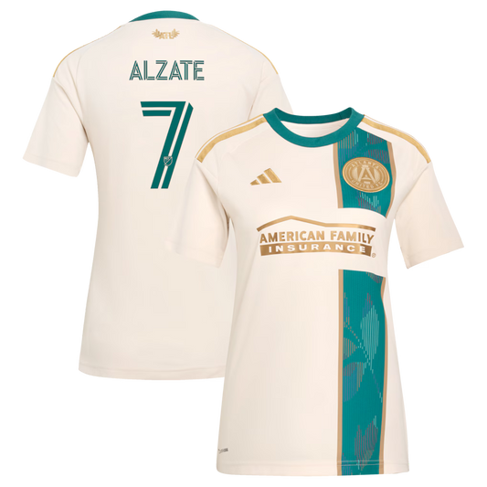 Women's Atlanta United FC Steven Alzate Tan 2026 Spirit of '96 Replica Jersey