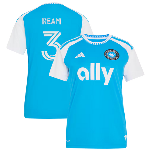 Women's Charlotte FC Tim Ream Blue 2026 Carolina Kit: Crowns Up Replica Jersey
