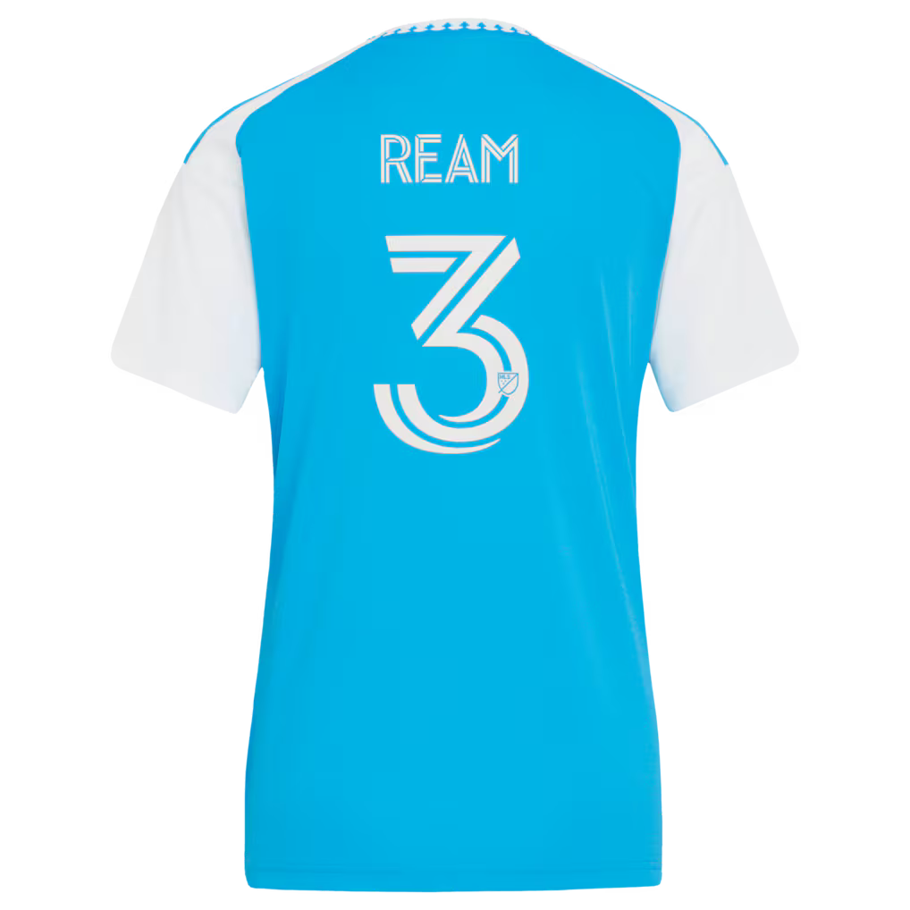 Women's Charlotte FC Tim Ream Blue 2026 Carolina Kit: Crowns Up Replica Jersey