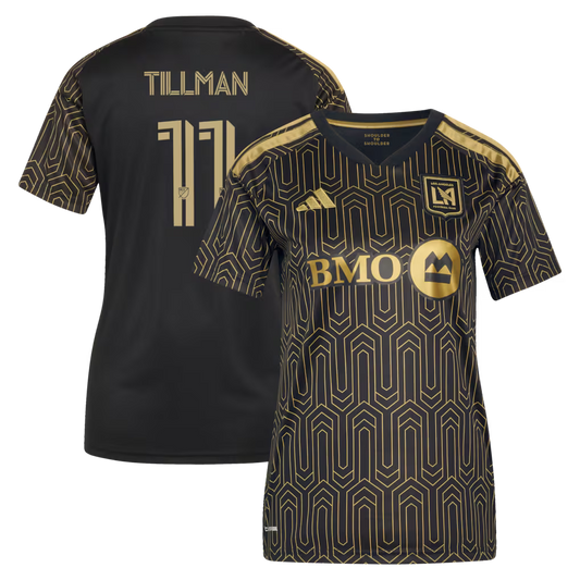 Women's LAFC Timothy Tillman Black 2026 Primary Kit Replica Jersey