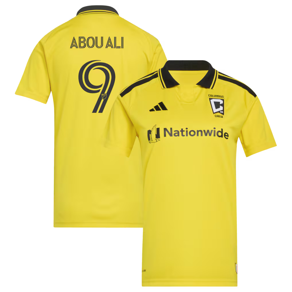 Women's Columbus Crew Wessam Abou Ali Yellow 2026 The Crafted for Excellence Kit Replica Jersey
