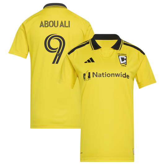 Women's Columbus Crew Wessam Abou Ali Yellow 2026 The Crafted for Excellence Kit Replica Jersey