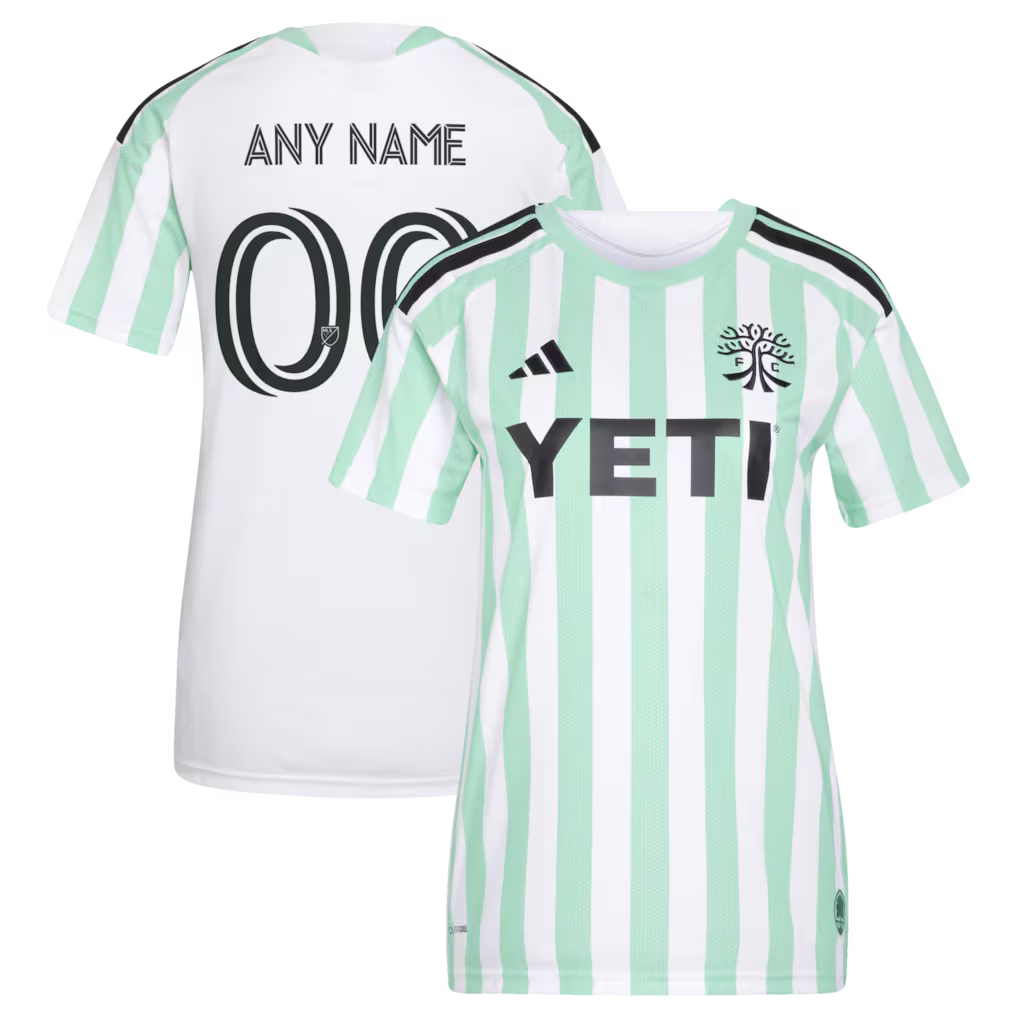 Women's Austin FC adidas White 2026 The Rooted Kit Replica Custom Jersey