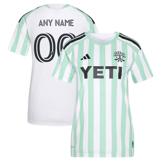 Women's Austin FC adidas White 2026 The Rooted Kit Replica Custom Jersey