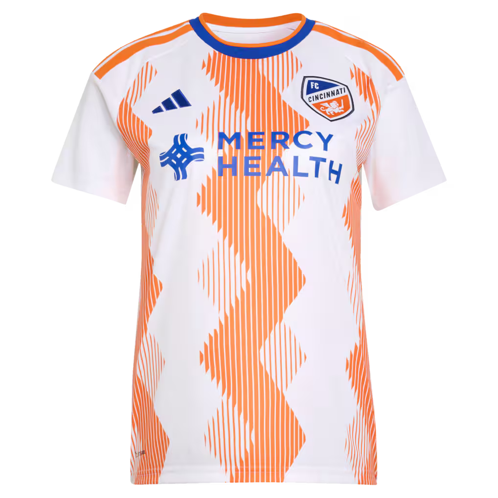 Women's FC Cincinnati White 2026 The Seven Hills Kit Replica Custom Jersey