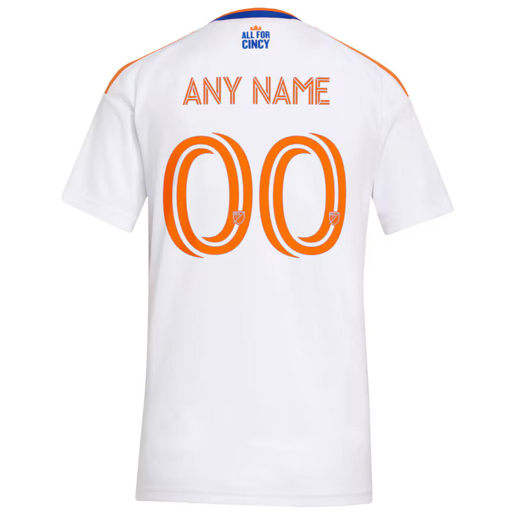Women's FC Cincinnati White 2026 The Seven Hills Kit Replica Custom Jersey