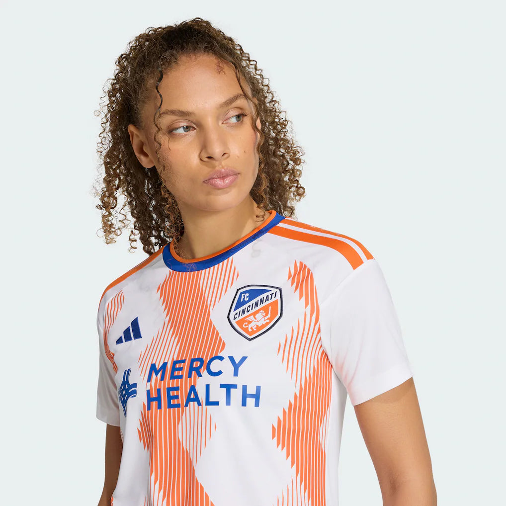 Women's FC Cincinnati White 2026 The Seven Hills Kit Replica Jersey