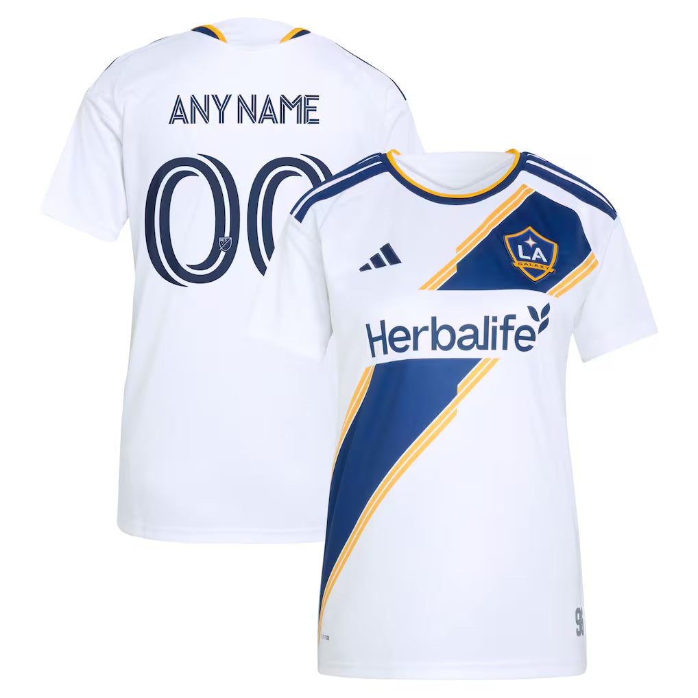 Women's LA Galaxy adidas White 2026 The VeloCITY Kit Replica Custom Jersey