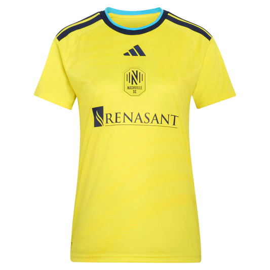 Women's Nashville SC Yellow 2026 The Reverb Kit Replica Custom Jersey