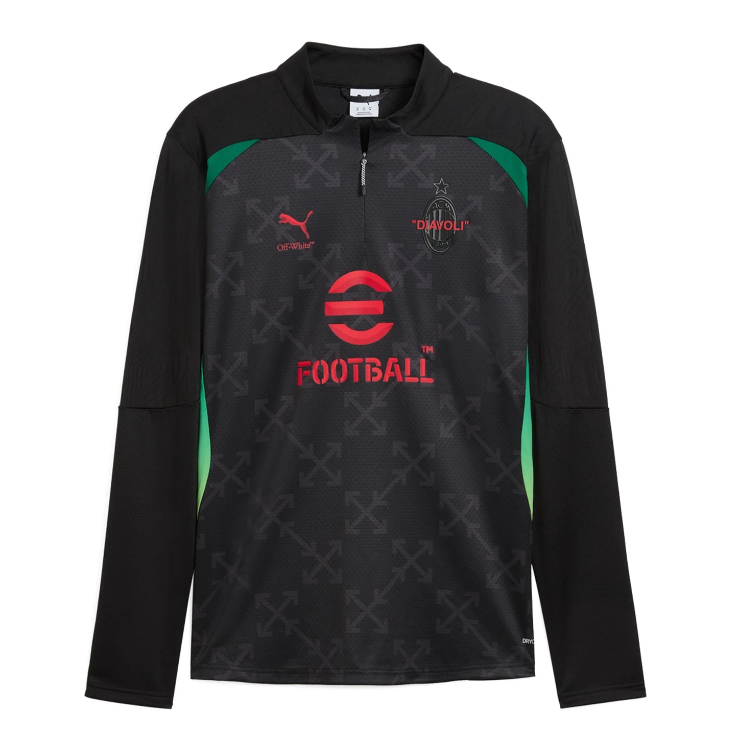 Puma x Off-White AC Milan Long Sleeve Training Jersey 24/25