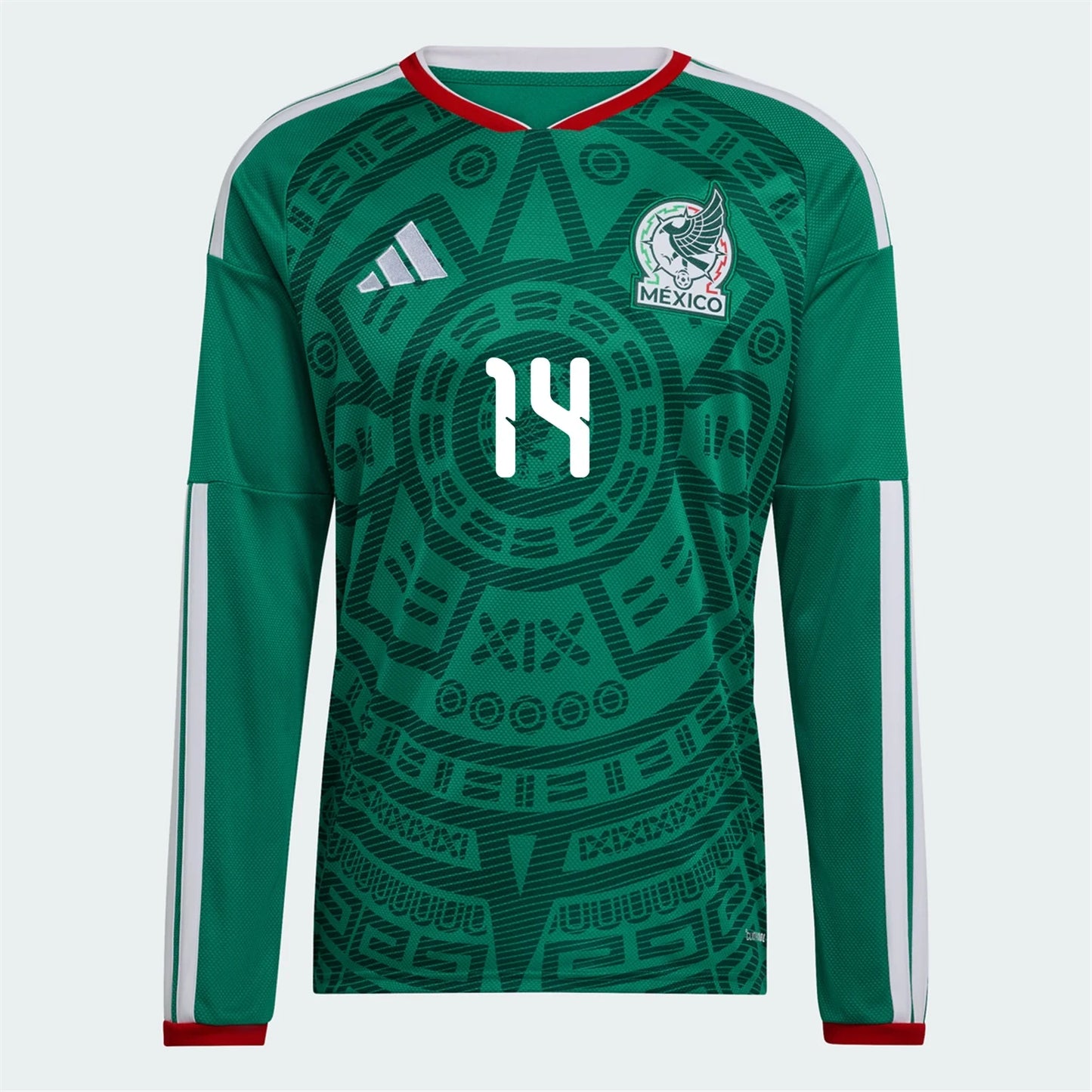Chicharito Mexico 26/27 Long Sleeve Home Jersey