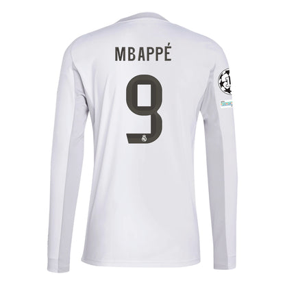 Real Madrid 25/26 Authentic/Player Long Sleeve Home Jersey