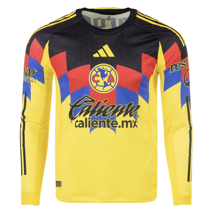 Club América 25/26 Long Sleeve Authentic/Player Home Jersey