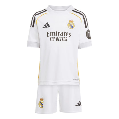 Real Madrid 2025/26 Kids Home Soccer Jersey Set
