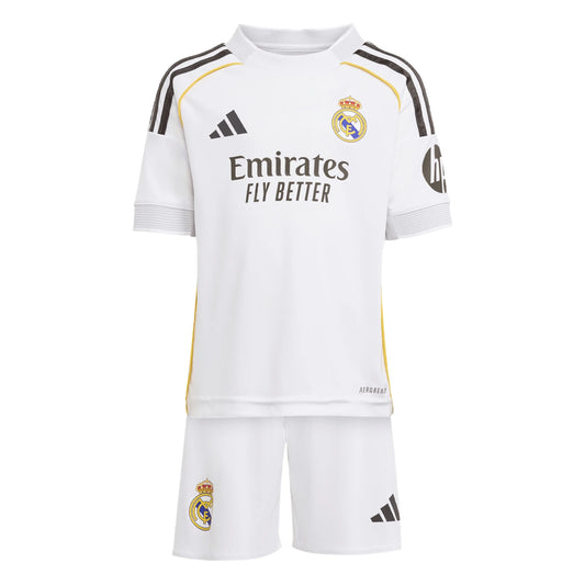 25/26 Kids Real Madrid Home Kits Soccer Jersey