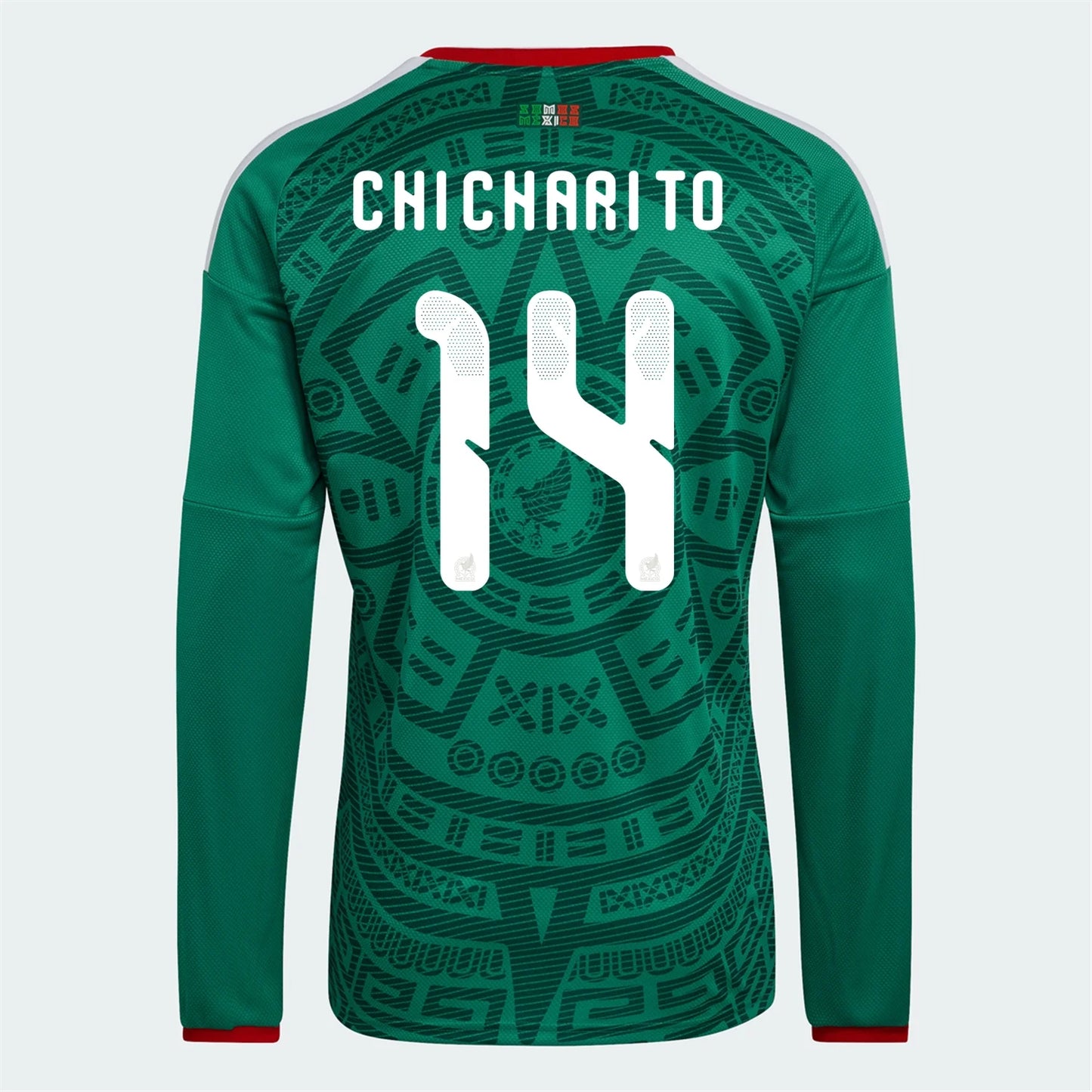 Chicharito Mexico 26/27 Long Sleeve Home Jersey