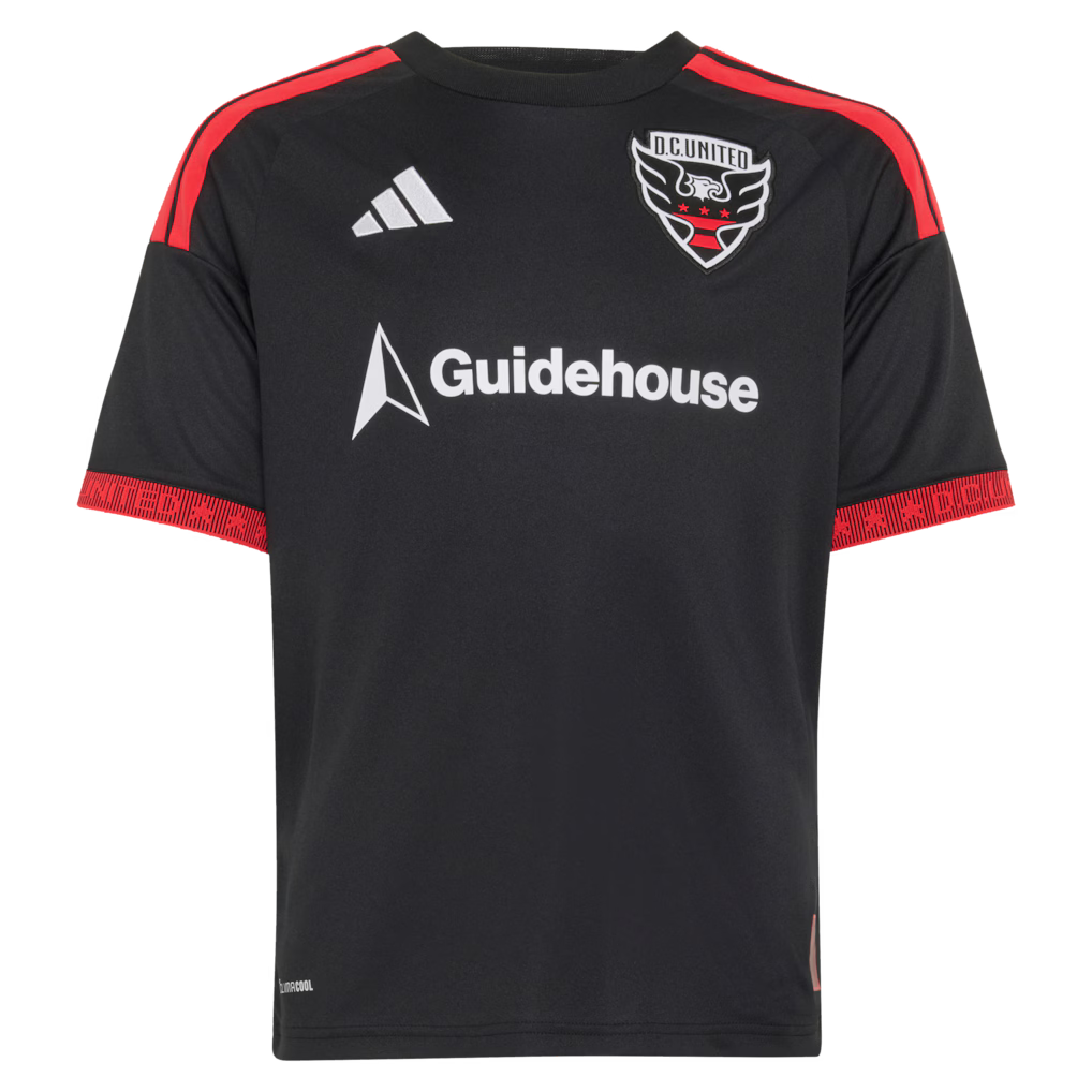 Kids D.C. United Black 2026 Black-and-Red Kit Replica Jersey