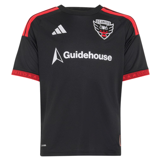 Kids D.C. United Black 2026 Black-and-Red Kit Replica Jersey