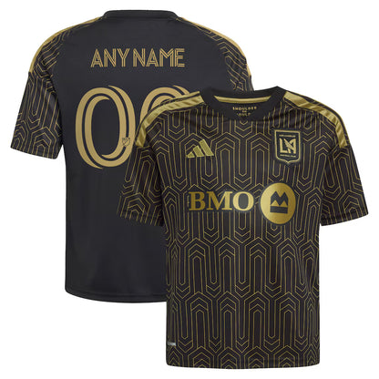 Kids LAFC Black 2026 2026 Primary Kit Replica Custom Jersey