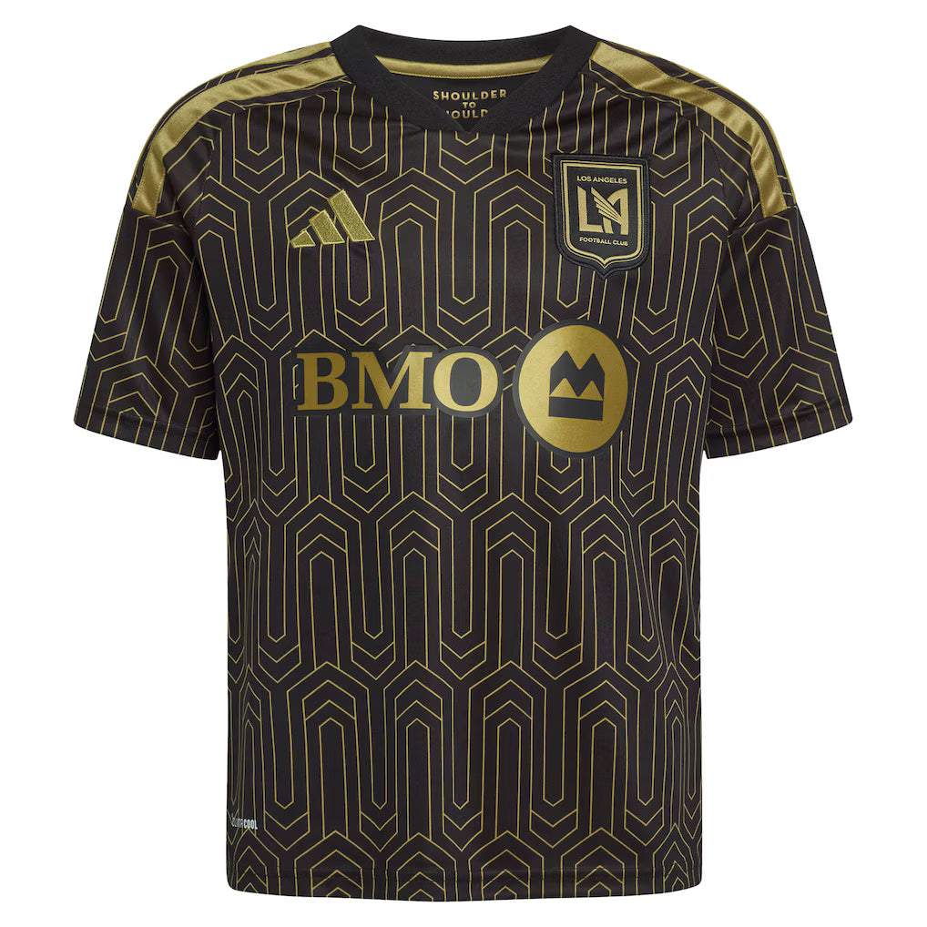 Kids LAFC Black 2026 Primary Kit Replica Jersey Set