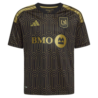 Kids LAFC Black 2026 Primary Kit Replica Jersey Set
