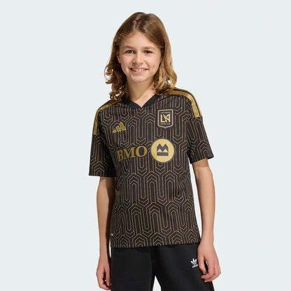 Kids LAFC Black 2026 Primary Kit Replica Jersey Set