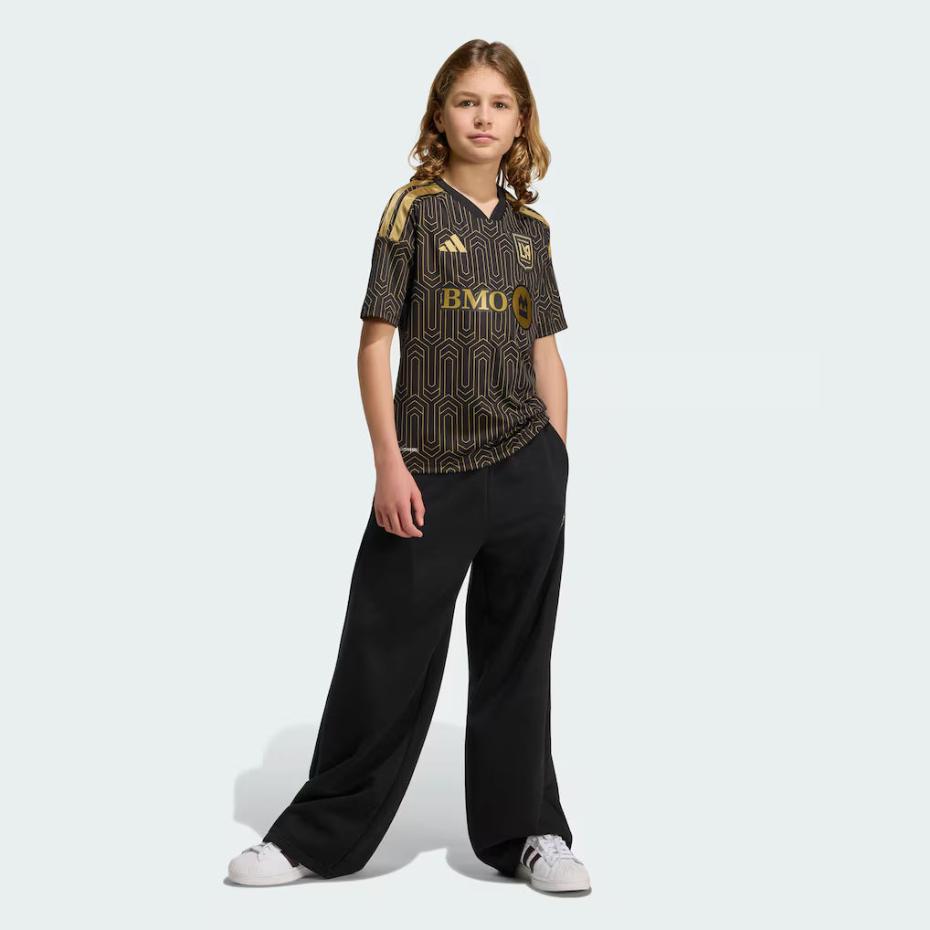Kids LAFC Black 2026 Primary Kit Replica Jersey Set