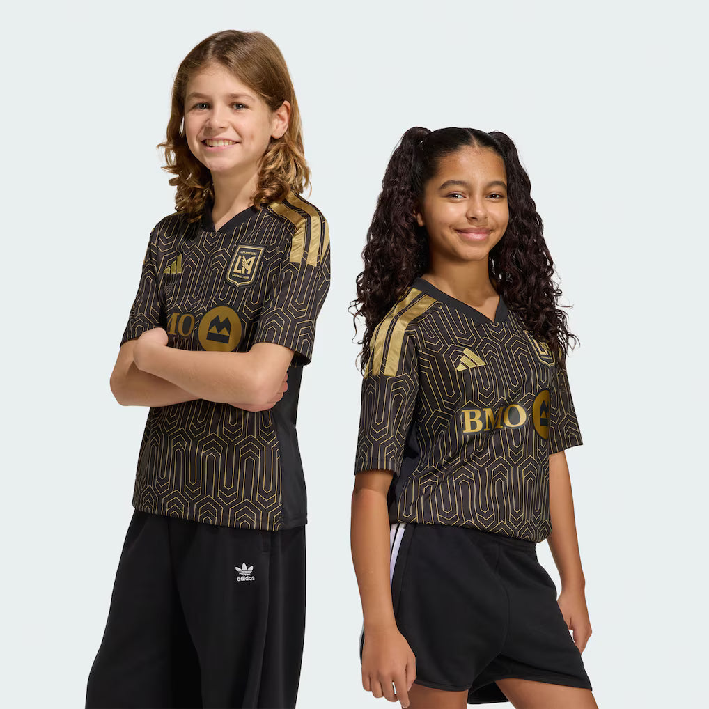 Kids LAFC Black 2026 Primary Kit Replica Jersey